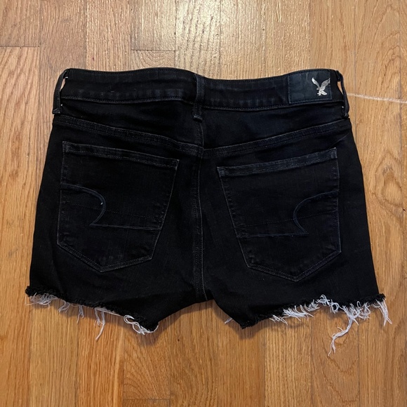 American Eagle Black Cutoff Shorts - Picture 5 of 5